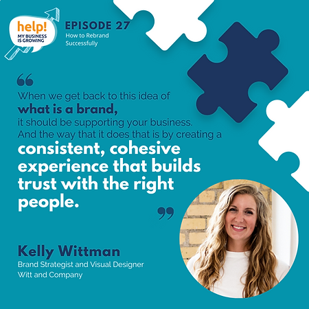 When we get back to this idea of what is a brand, it should be supporting your business. And the way that it does that is by creating a consistent, cohesive experience that builds trust with the right people.
