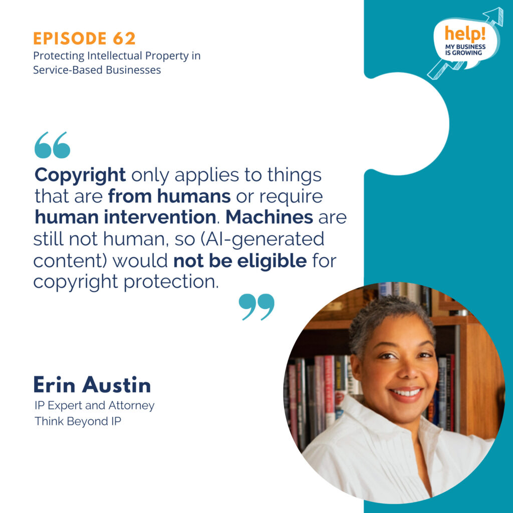 Copyright only applies to things that are from humans or require human intervention. Machines are still not human, so (AI-generated content) would not be eligible for copyright protection.