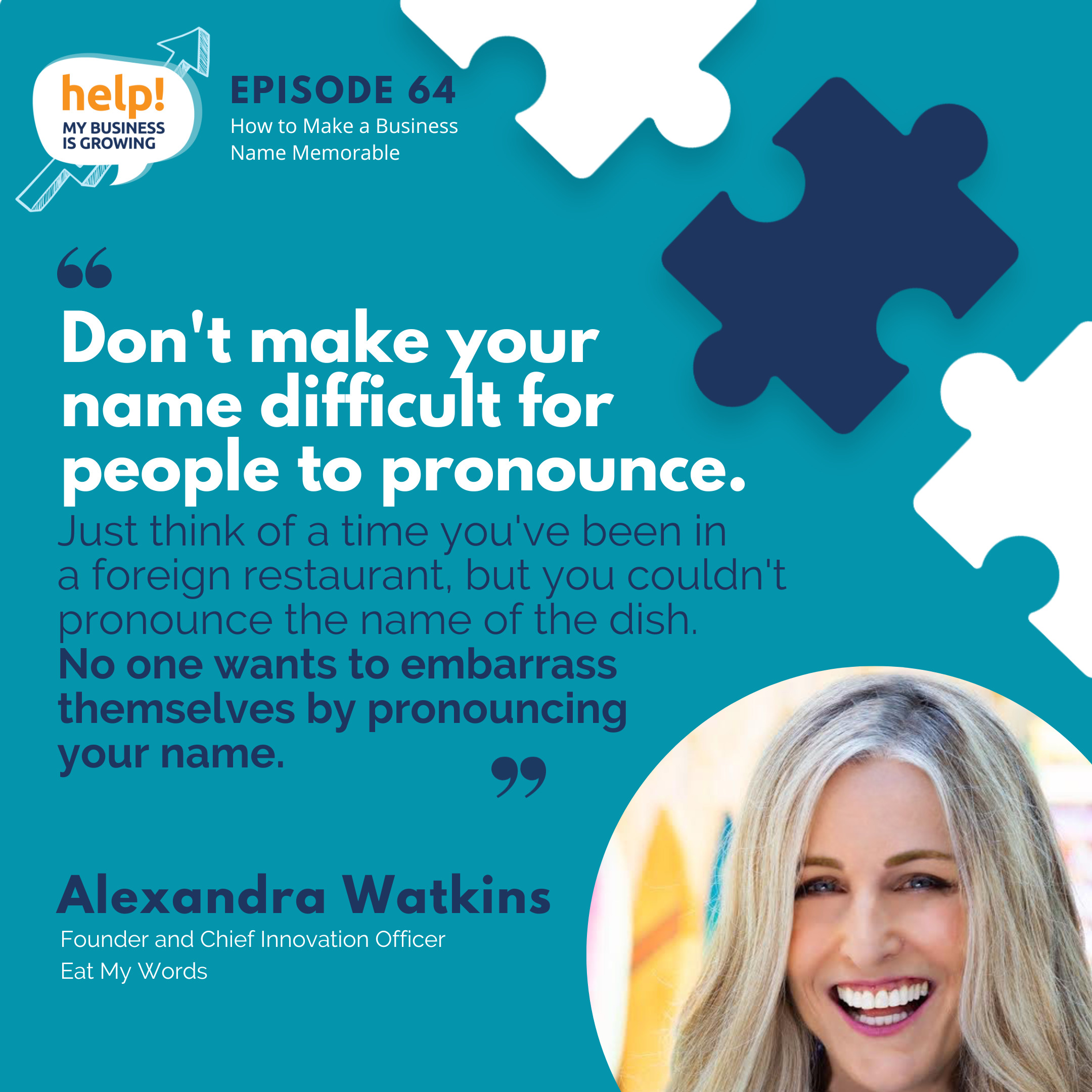 Don't make your name difficult for people to pronounce. Just think of a time you've been in a foreign restaurant, but you couldn't pronounce the name of the dish. No one wants to embarrass themselves by pronouncing your name.